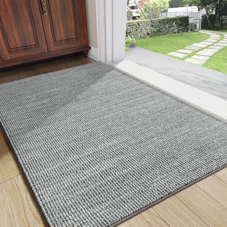 gray doormat