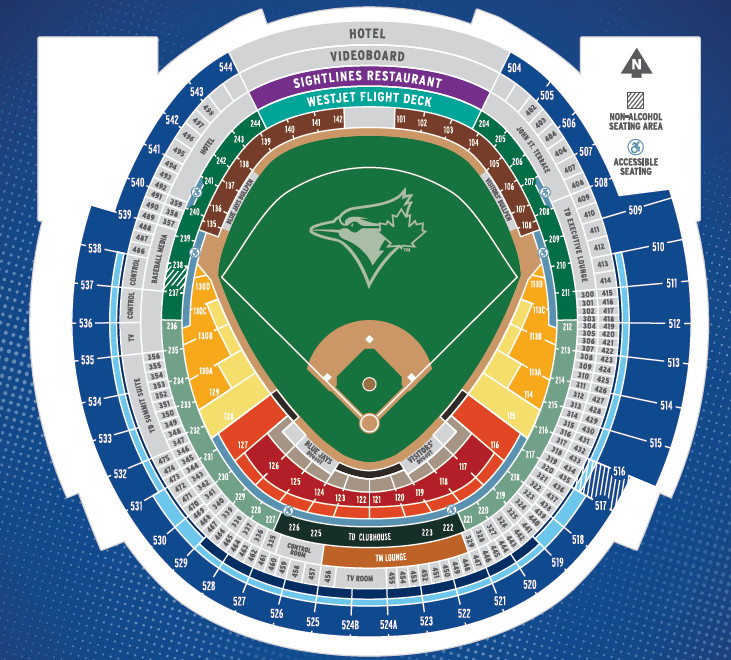 map of rogers center