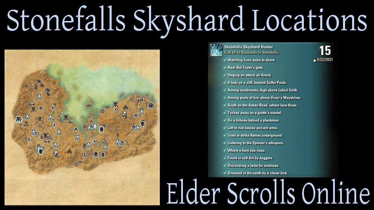 skyshards in stonefalls