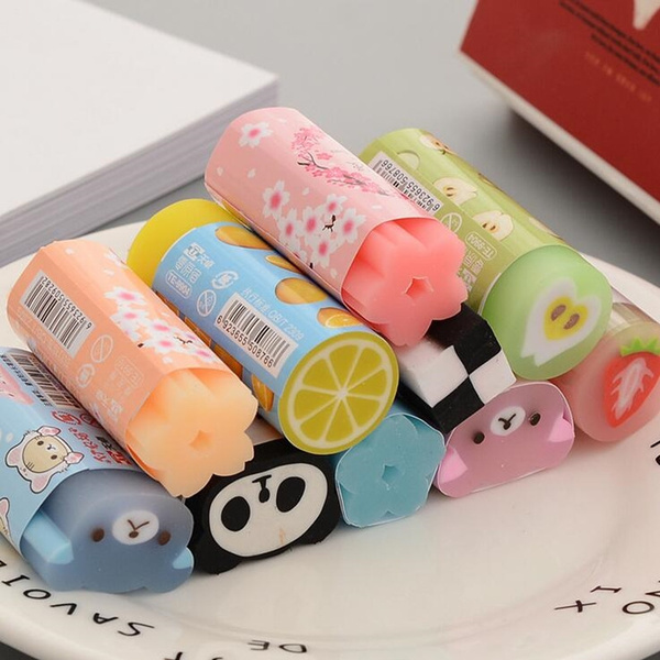 kawaii erasers