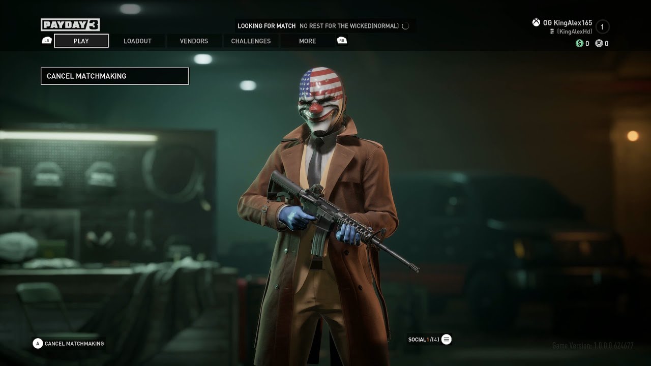 payday 3 stuck on matchmaking