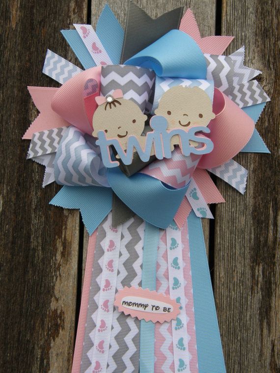 ideas baby shower gemelos