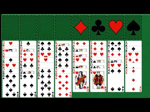 freecell on green felt