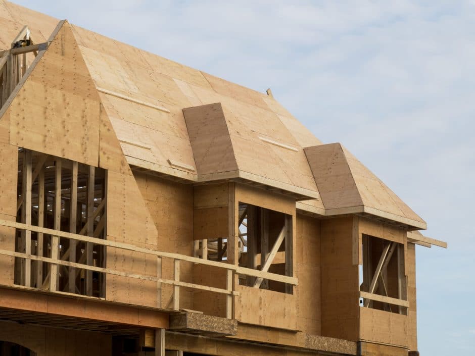 plywood sheathing