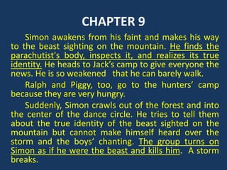 sparknotes lord of the flies chapter 9