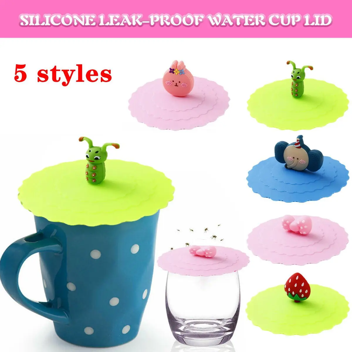 silicone lid covers for cups
