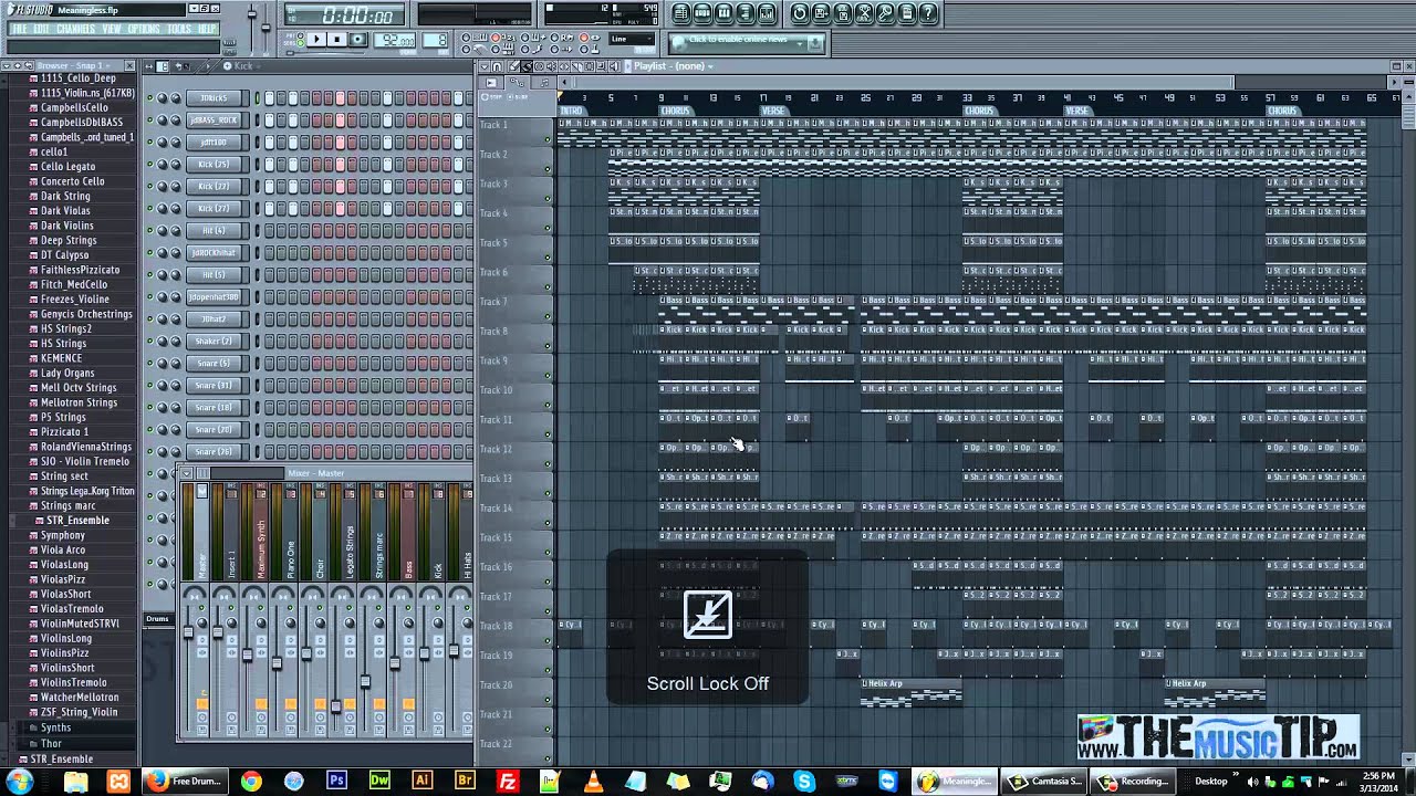 fl studio 12 pattern blocks