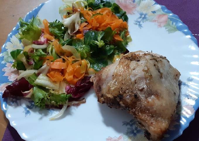 receta contramuslos de pollo airfryer