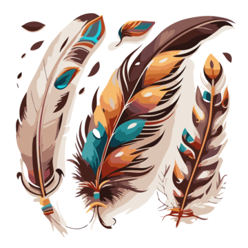 indian feather clipart