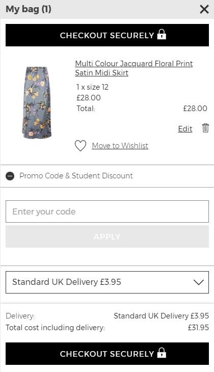 dorothy perkins free delivery promo code