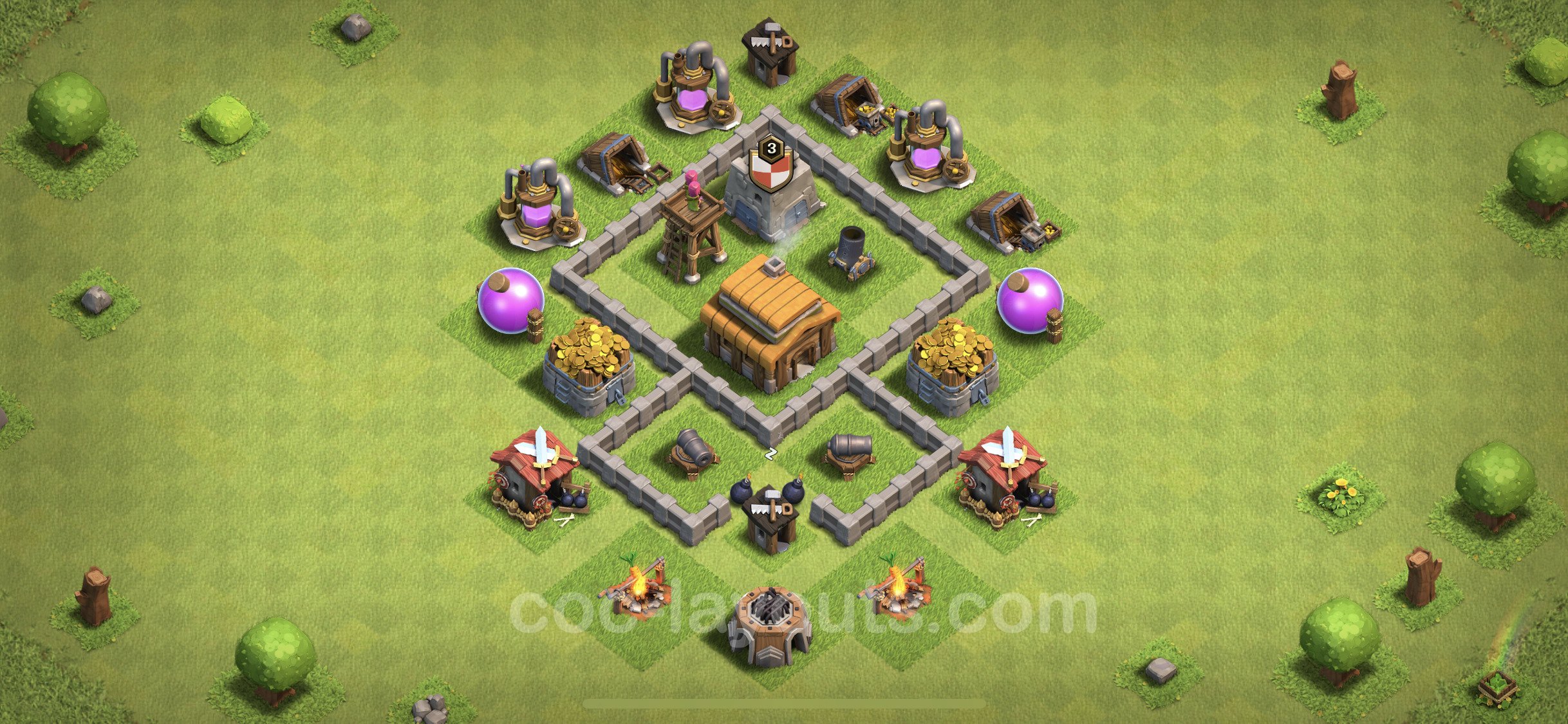 town hall base 3