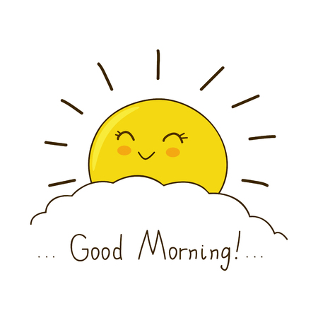 morning sun clipart