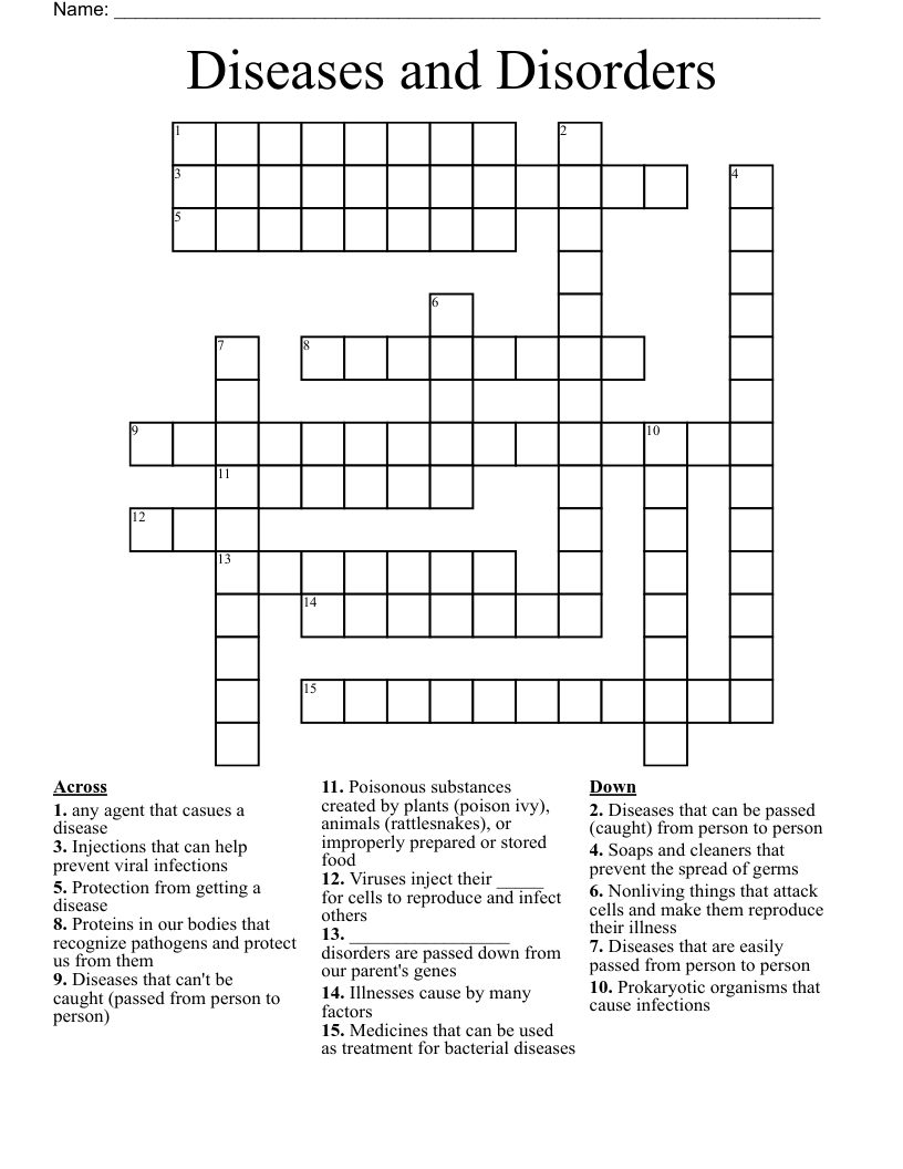 civil disorder crossword clue