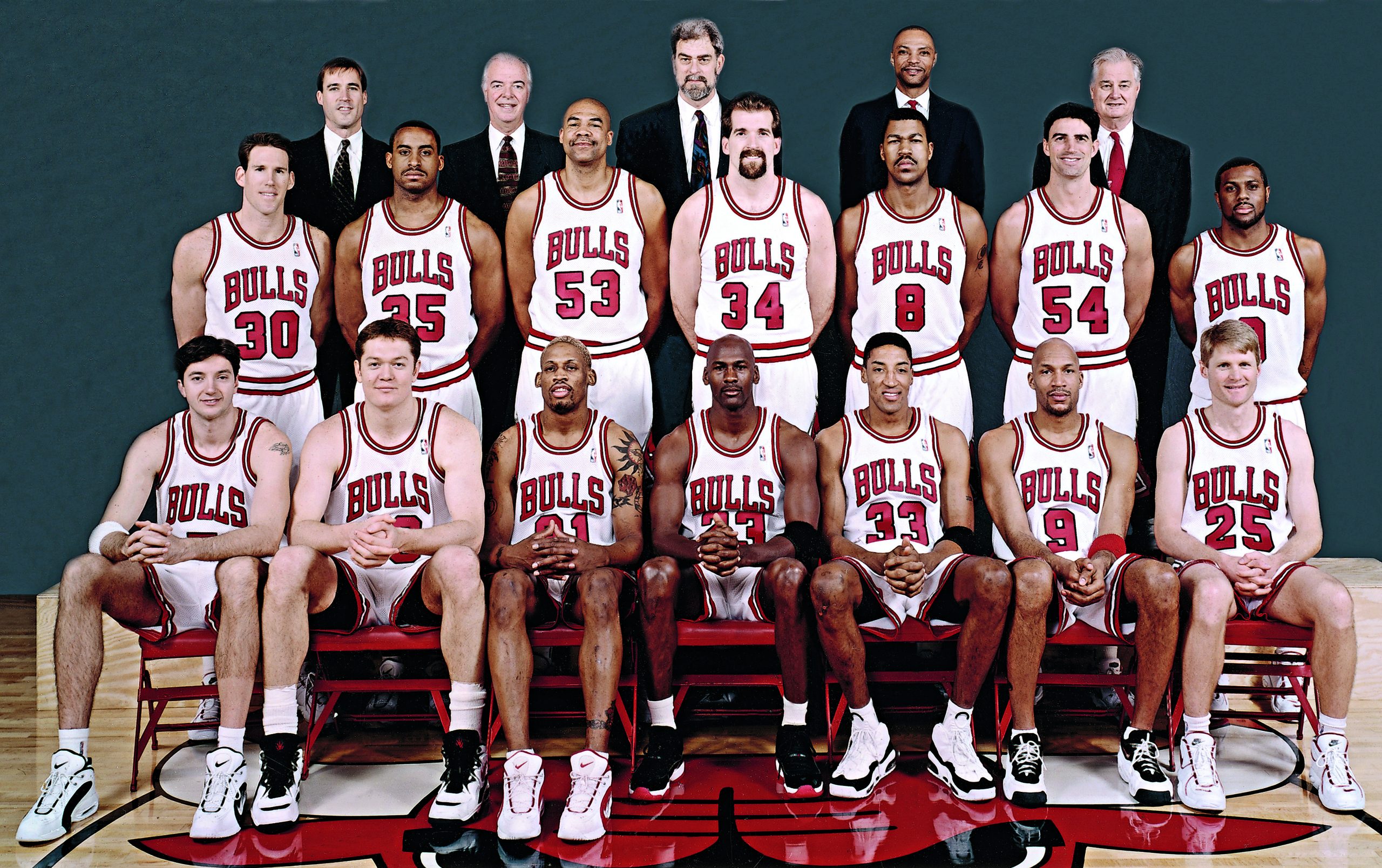 chicago bulls 96 roster