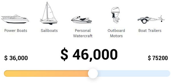 blue book value on boats