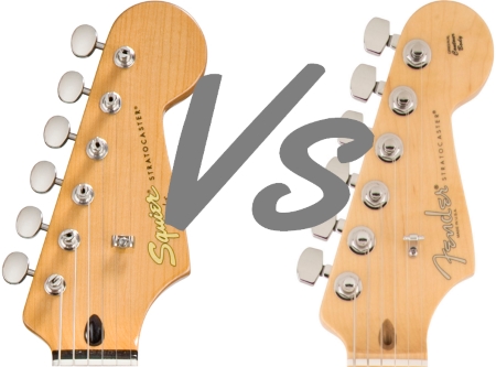 squier strat vs fender strat