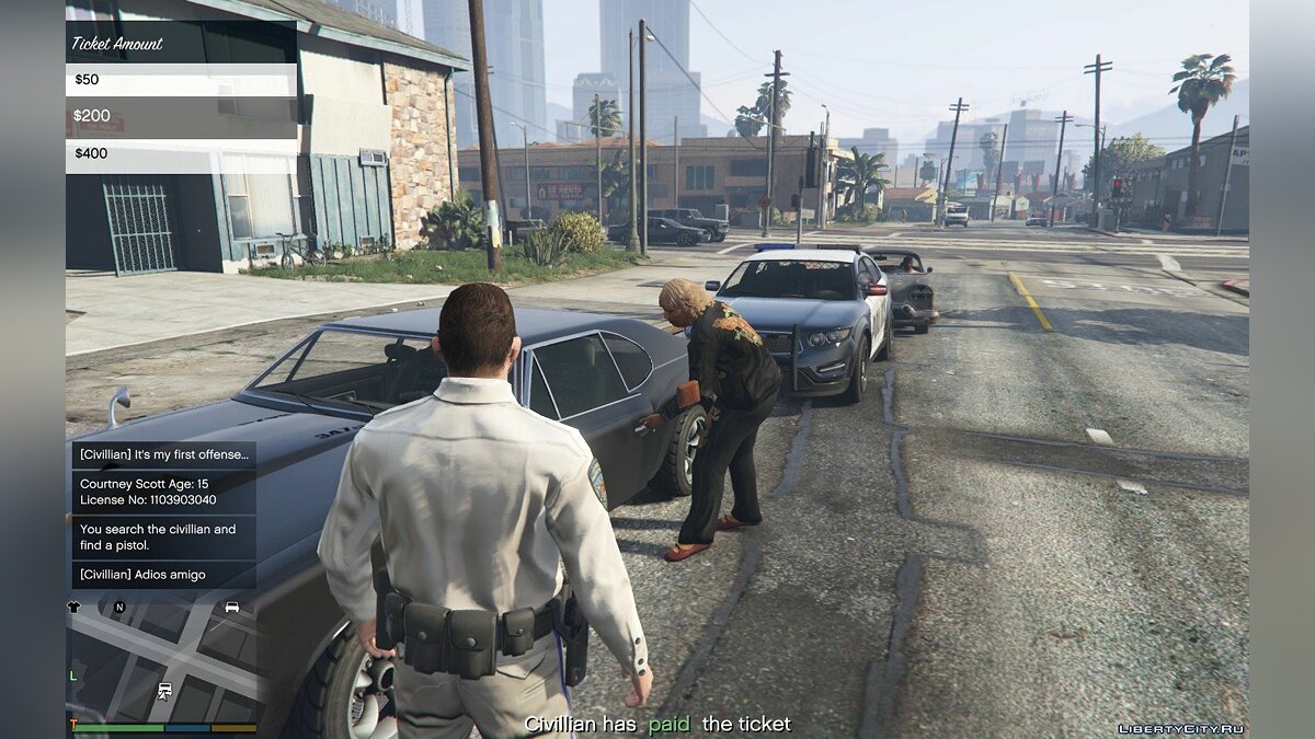 police mod for gta v