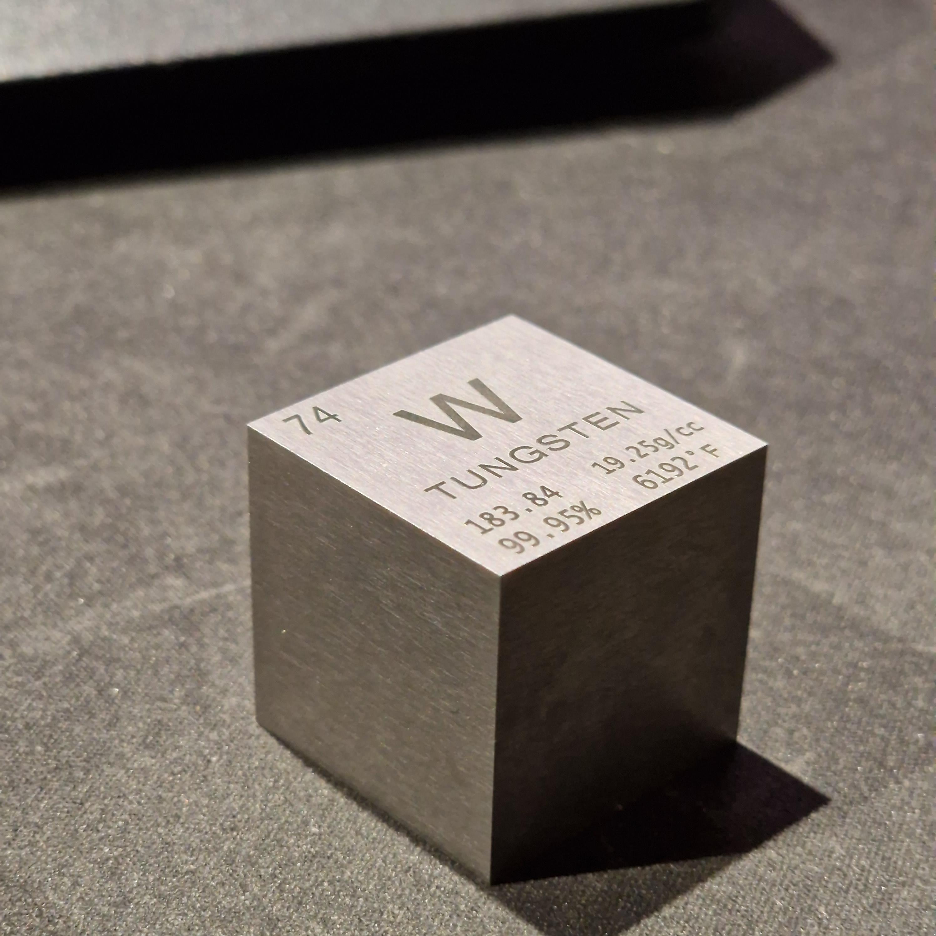 tungsten weight per cubic inch