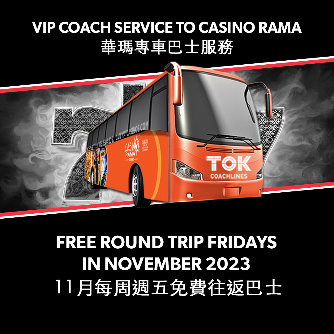 free buses to casino rama