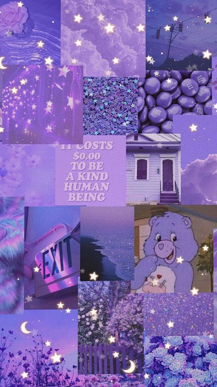 cute purple aesthetic