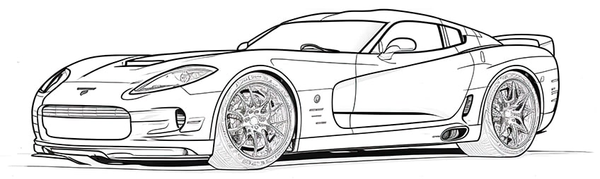 cars coloring sheets free