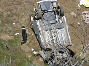 accident on hwy 58 near tehachapi today