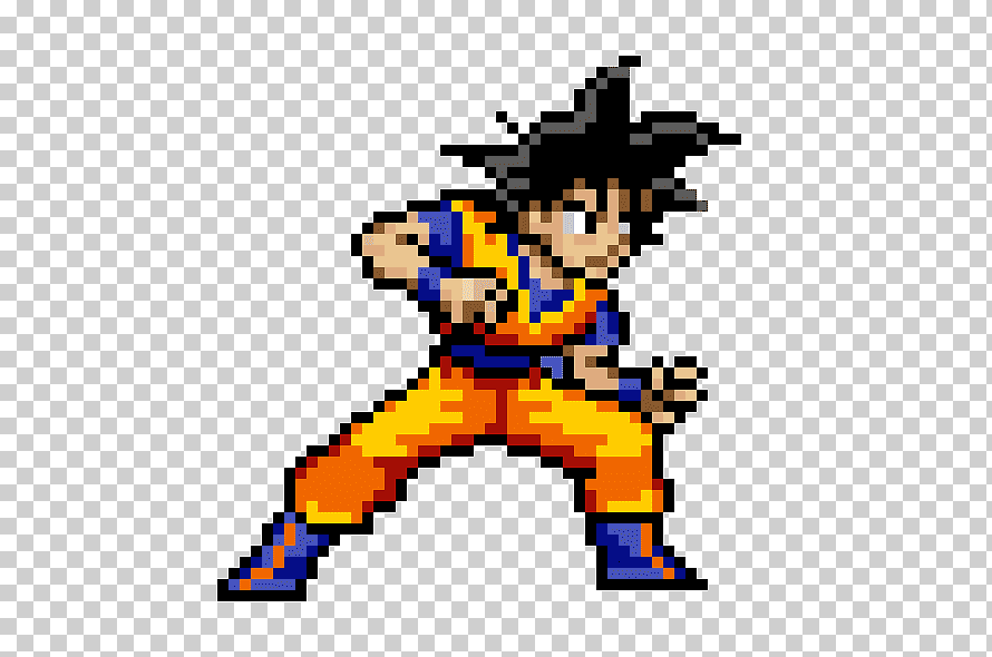 goku pixel png