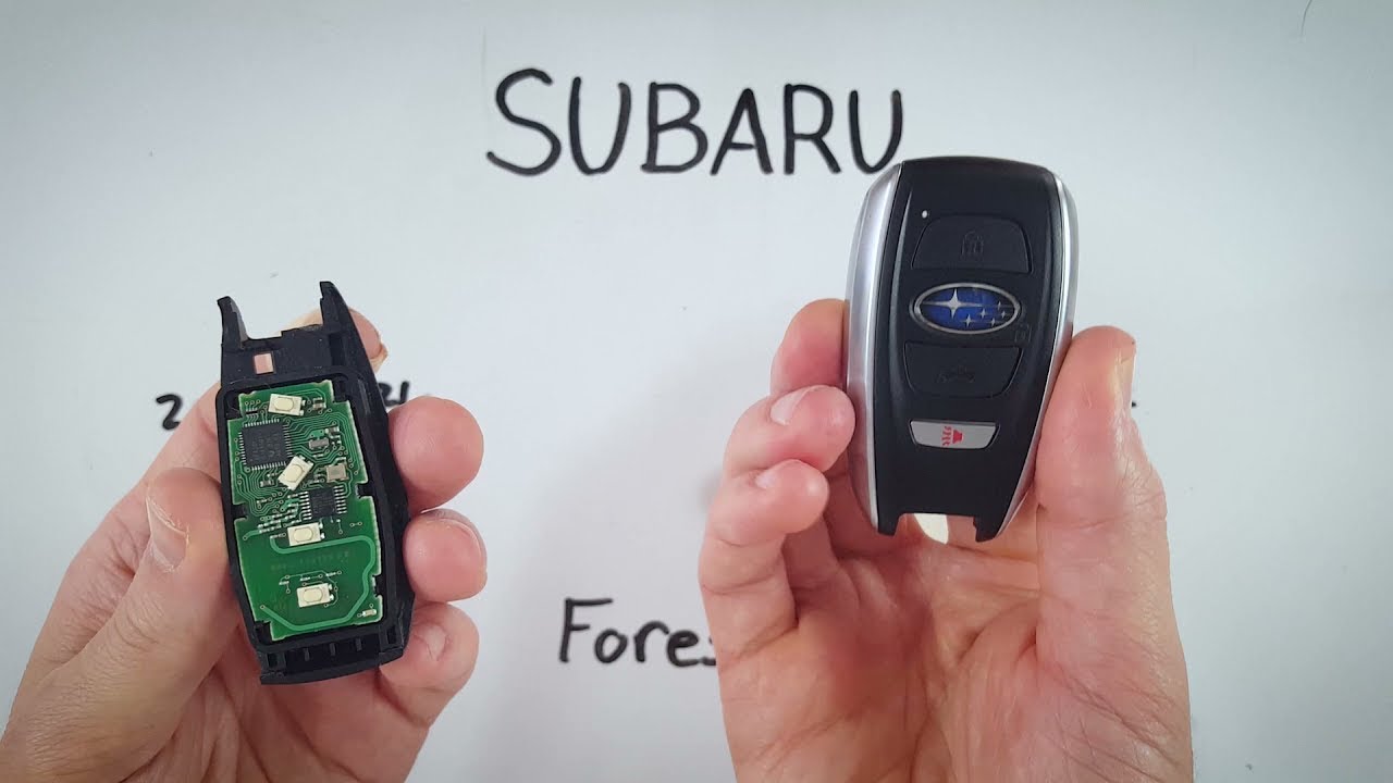 replacing battery subaru key fob