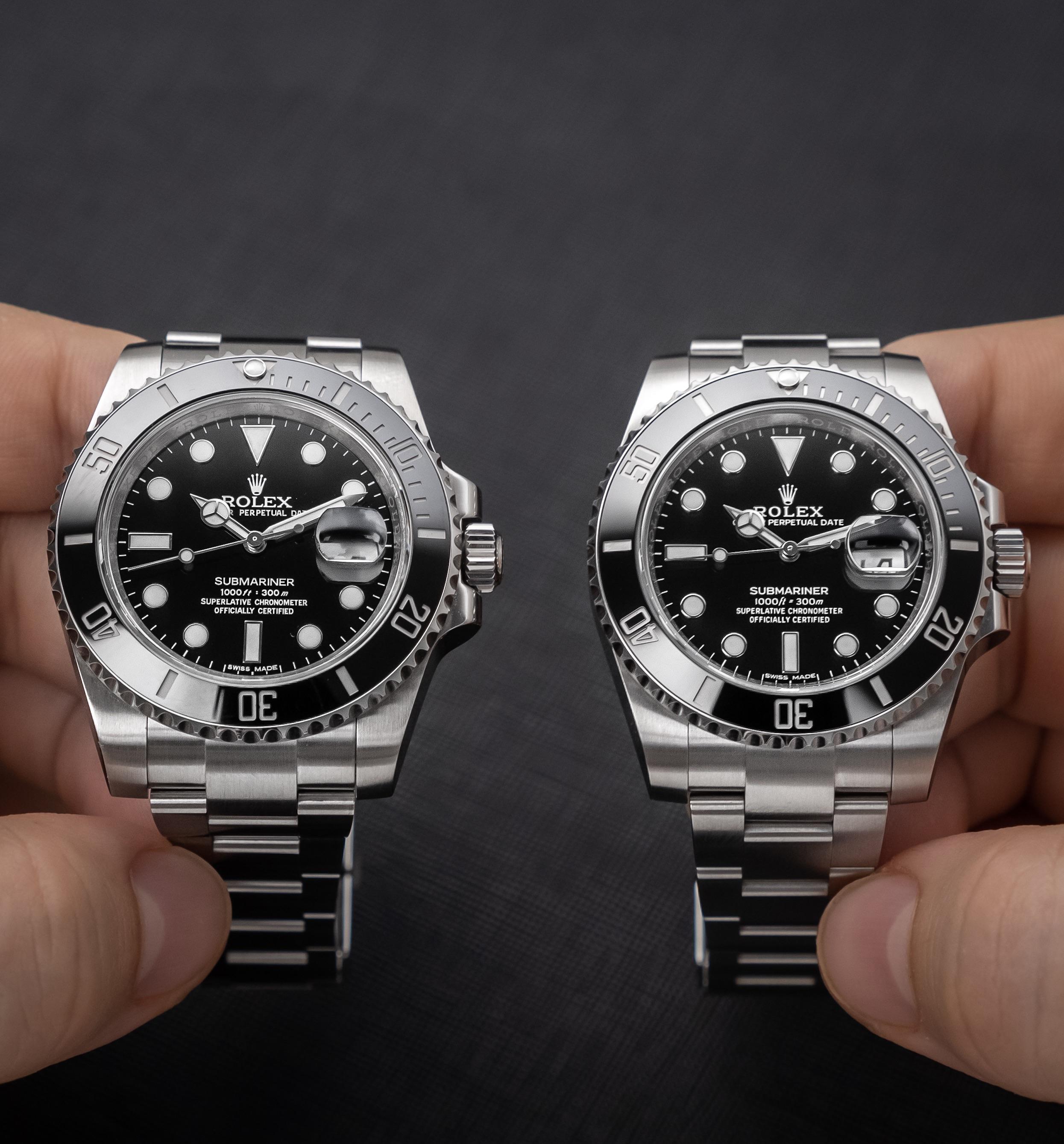 fake vs real rolex submariner