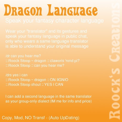 english to dragon language