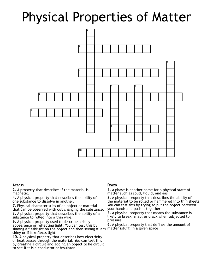 extensive property crossword clue