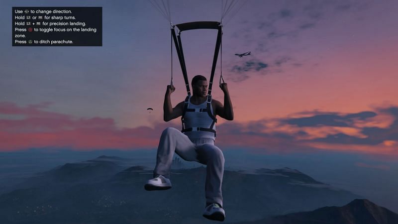 how do you open parachute in gta 5