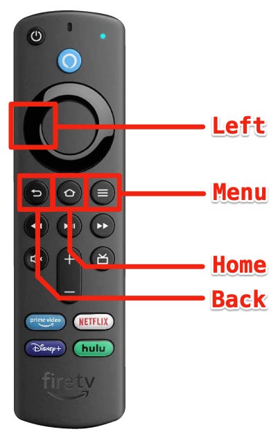 resetting my firestick