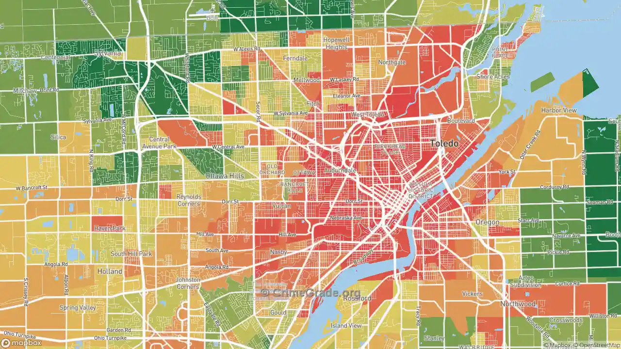 murder rate in toledo ohio