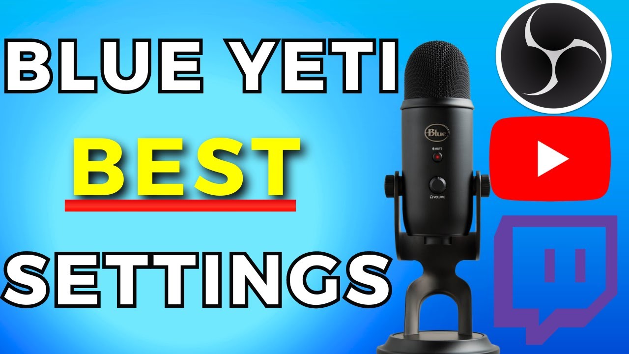 blue yeti microphone background noise