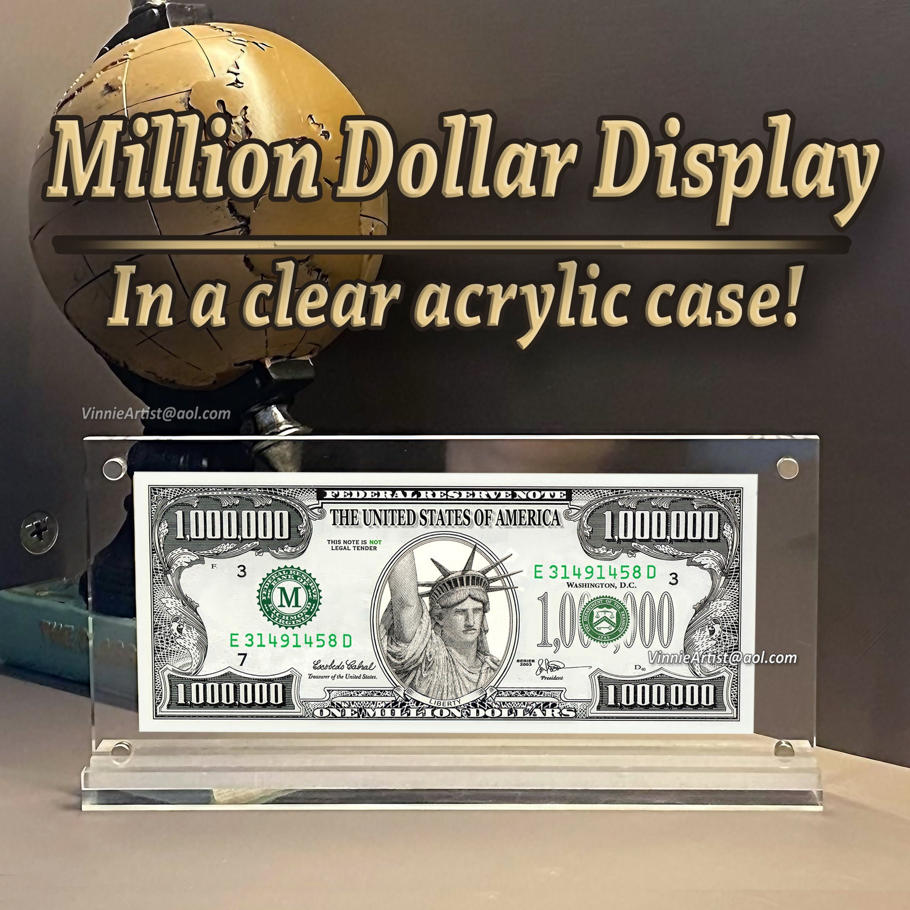 banknote display case