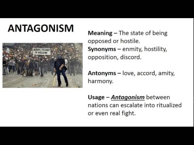 antagonism synonyms