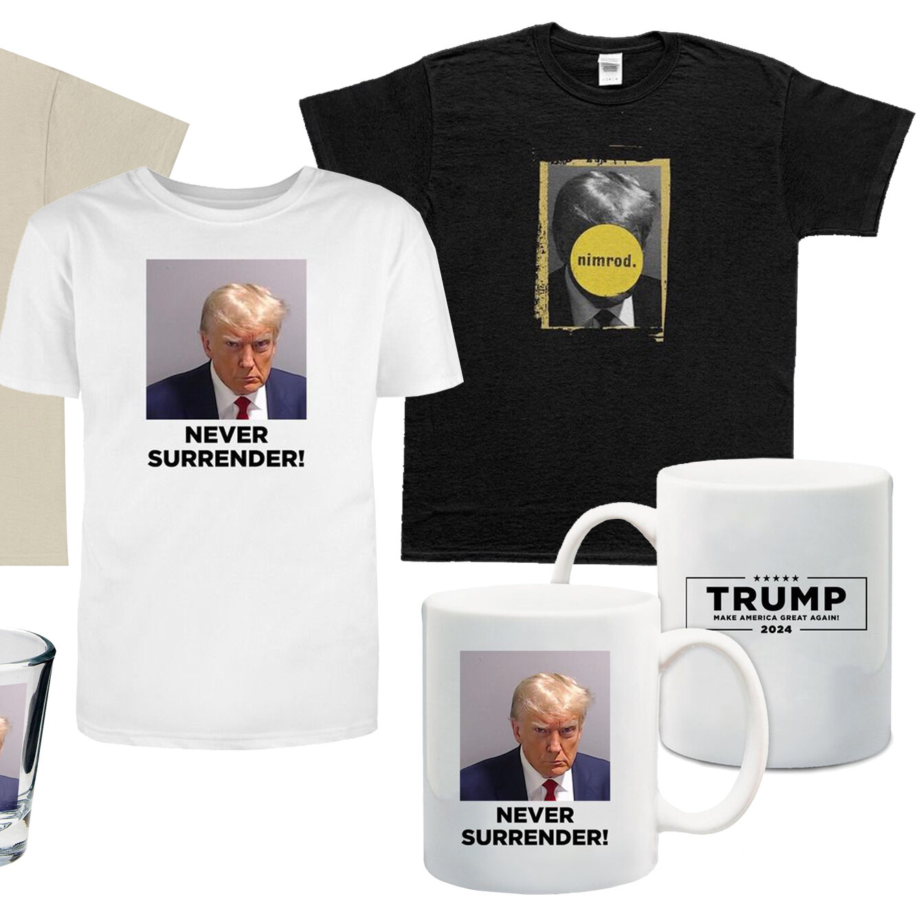 trump mug shot merchandise