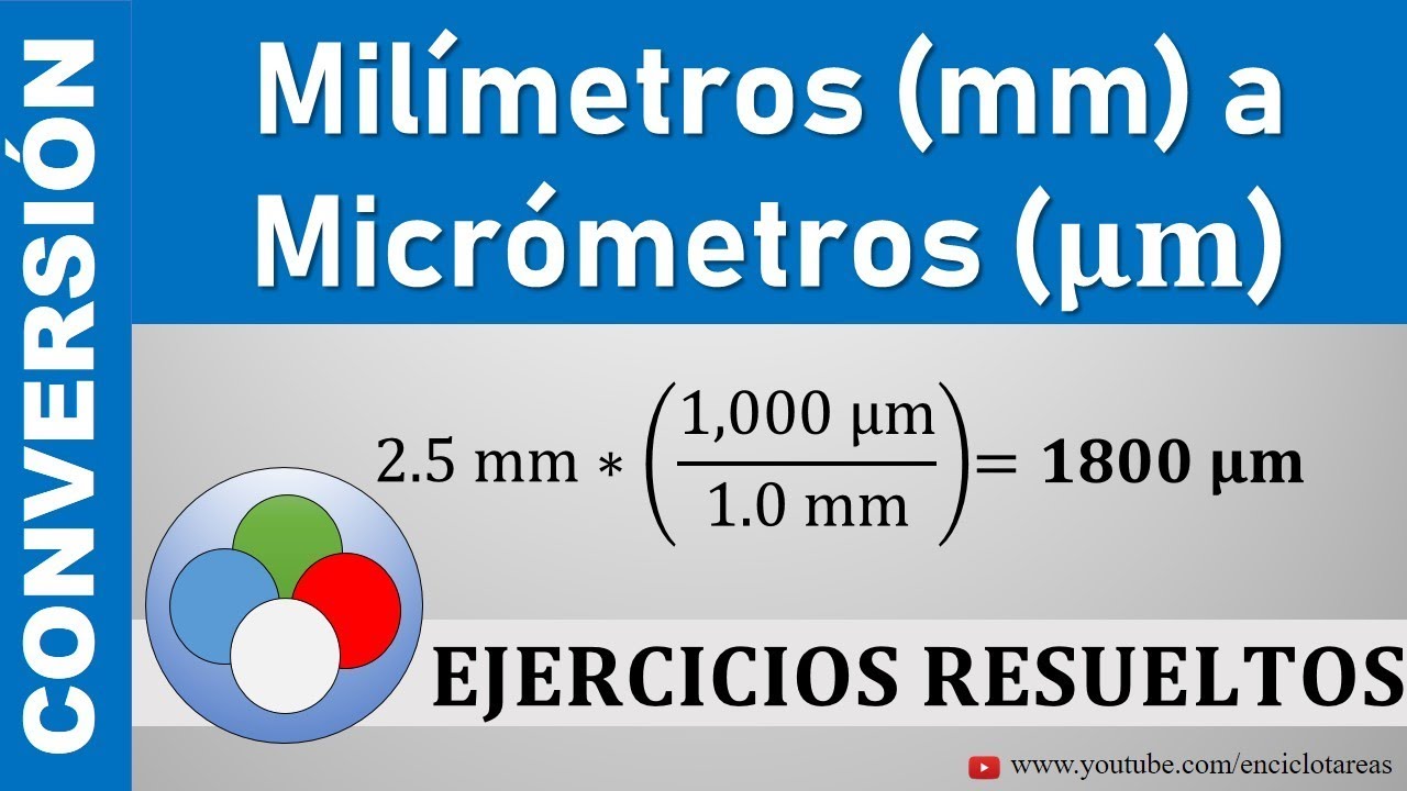 millimeter micrometer conversion