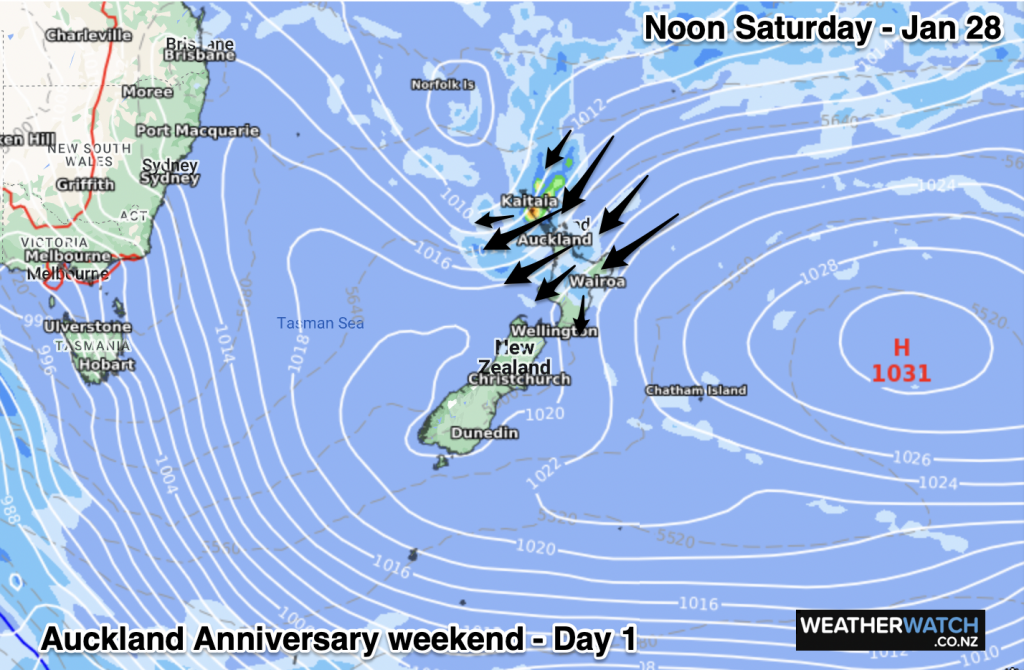 10 day weather auckland new zealand