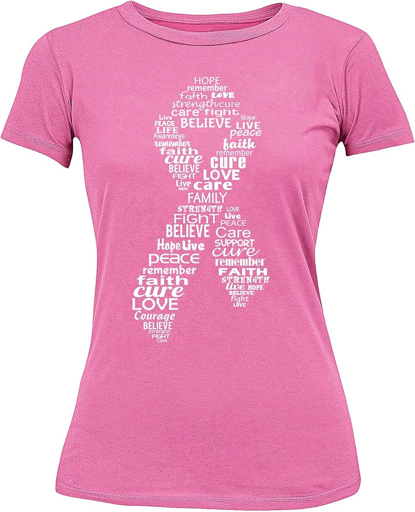 breast cancer ribbon t shirt