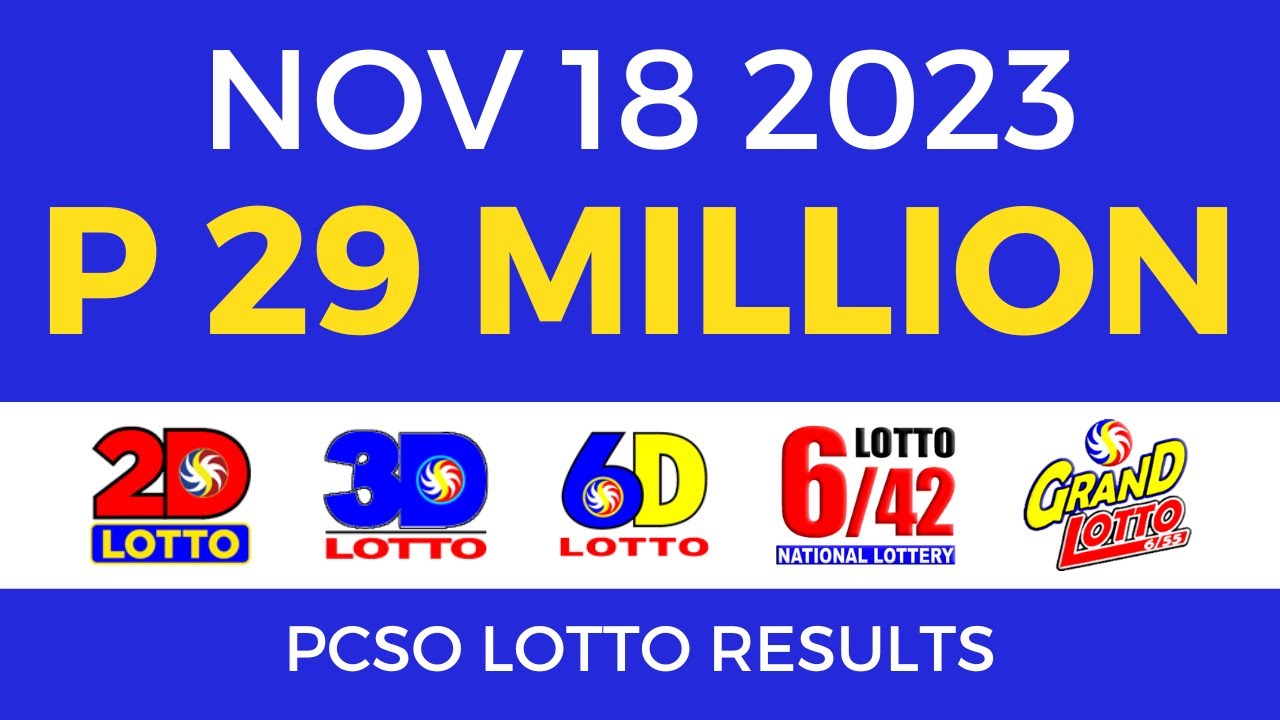 lotto results for 18th november