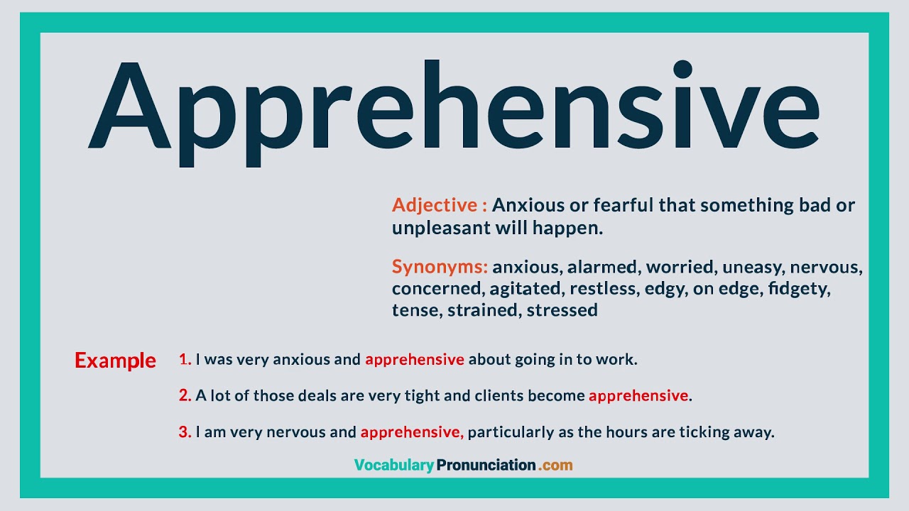 apprehensive meaning