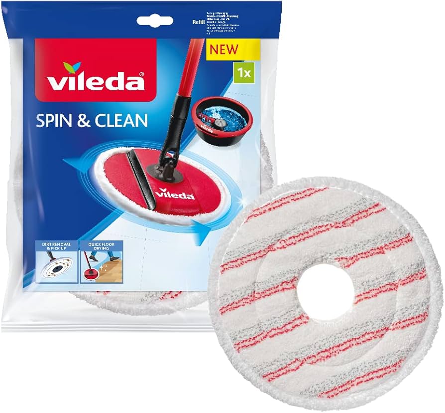 vileda spin and clean mop refill