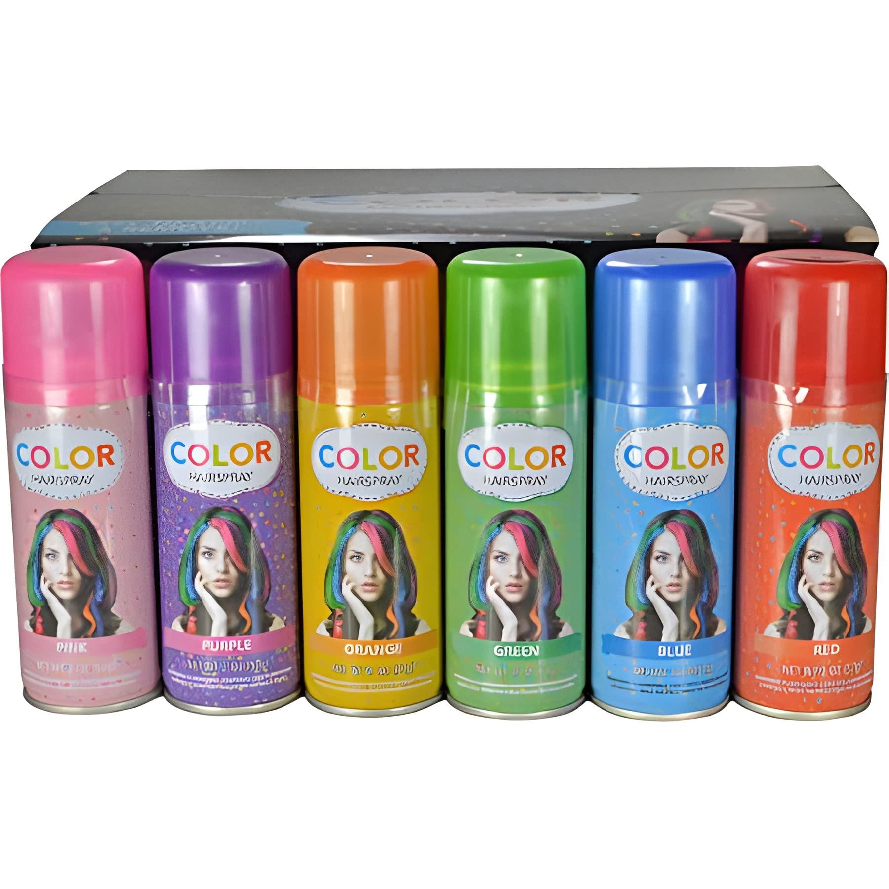 instant hair colour spray