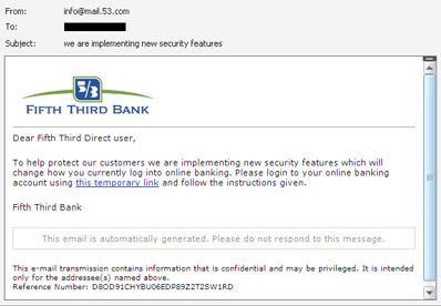 fifth third bank email