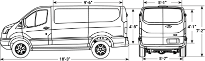 budget cargo van dimensions