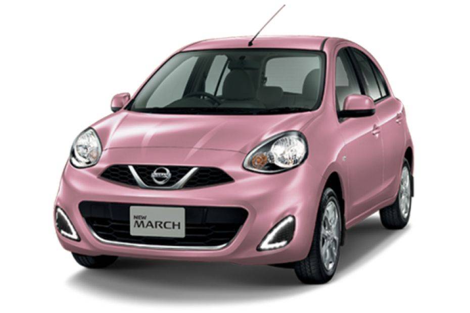 nissan march pink