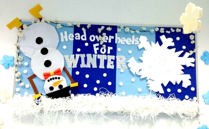 winter board decoration