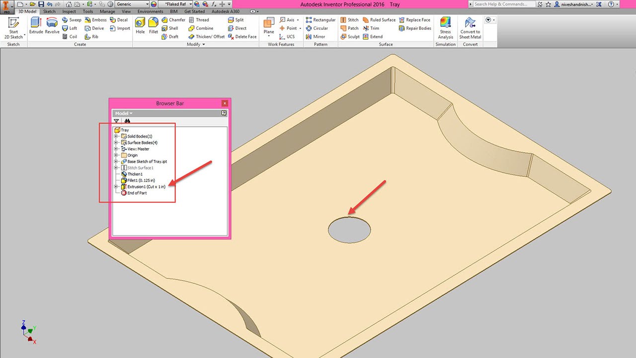 inventor composite to solid